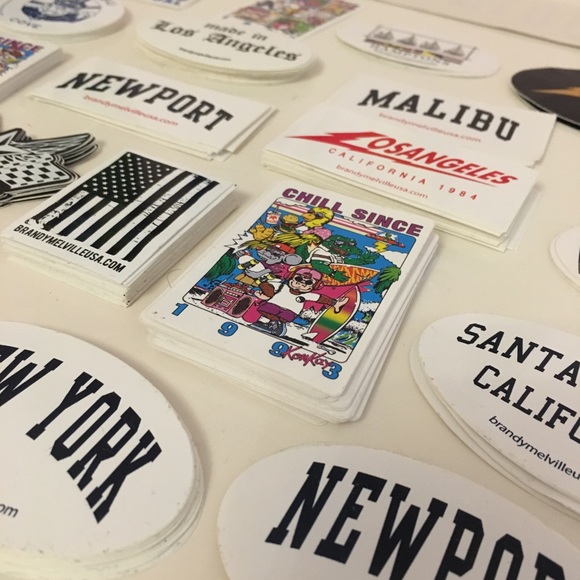 70 RARE Brandy Melville Stickers - Picture 3 of 4